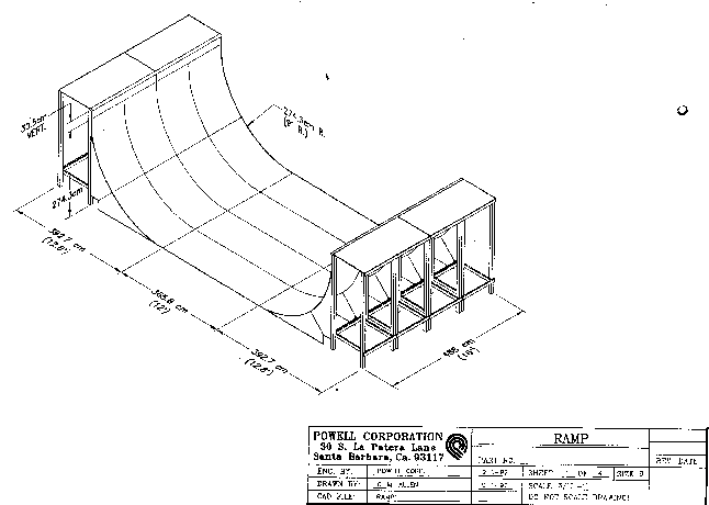 free halfpipe blueprints